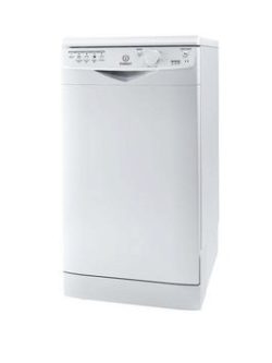 Indesit Dsr15B 10-Place Slimline Dishwasher - White